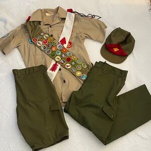 Vintage Boy Scouts of America Full Uniform Scout Leader Recruiter 80s Atlanta GA